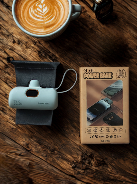 Nestly Pocket Capsule Power Bank, Stay Charged.