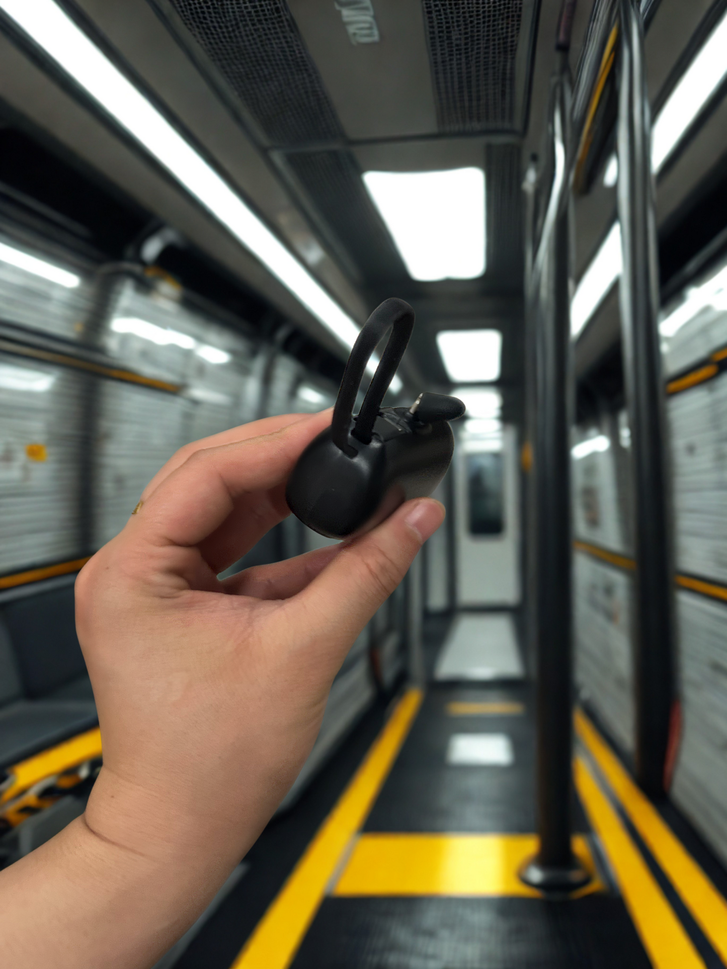 Mini Capsule Power Bank with Lightning & Type C Plugs