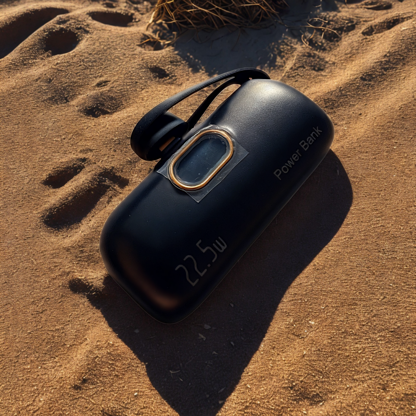 Mini Capsule Power Bank with Lightning & Type C Plugs